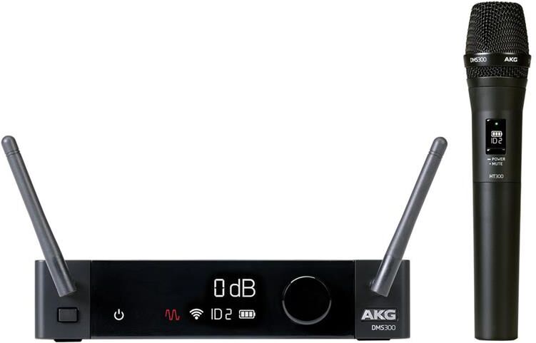 AKG Dms300 Trådløst Vokalsett 2,4 Ghz, 8 Kanaler