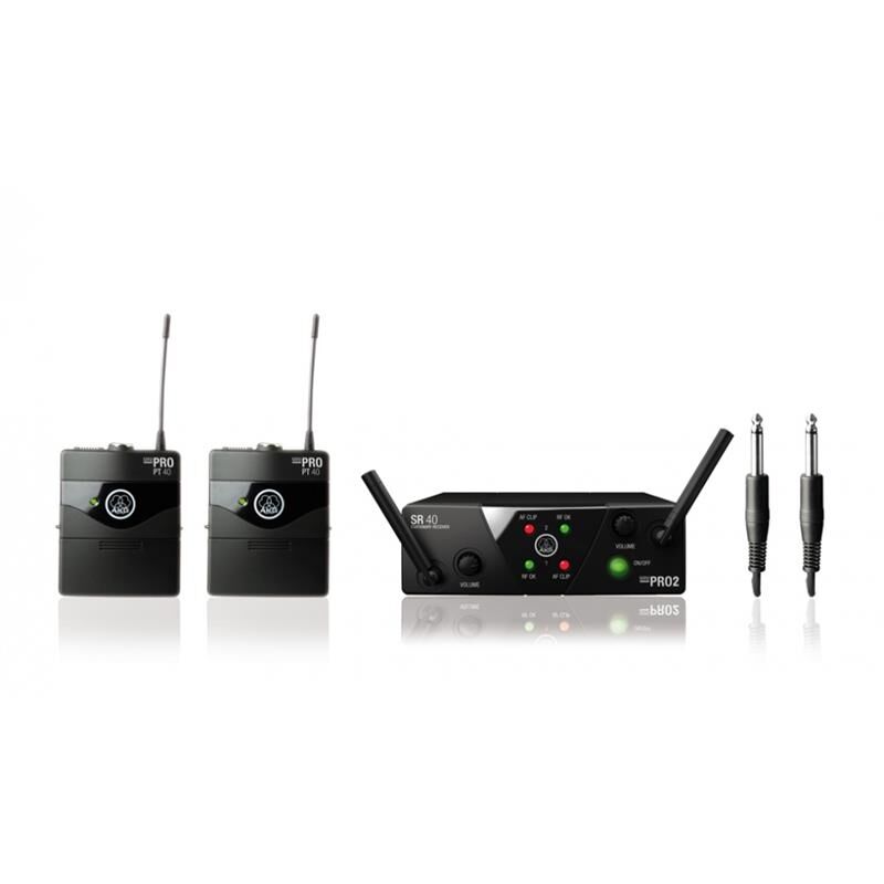 AKG Wms40 Mini2 Dual System Med 2 X Lommesender