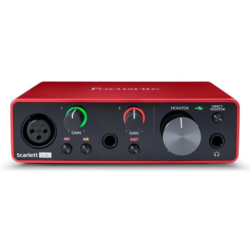 Focusrite Scarlett Solo Gen. 3* *kunderetur