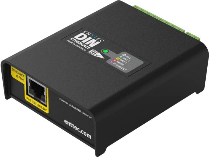 Enttec Din Ethergate Dmx/rdm Gateway For For Din-Rail