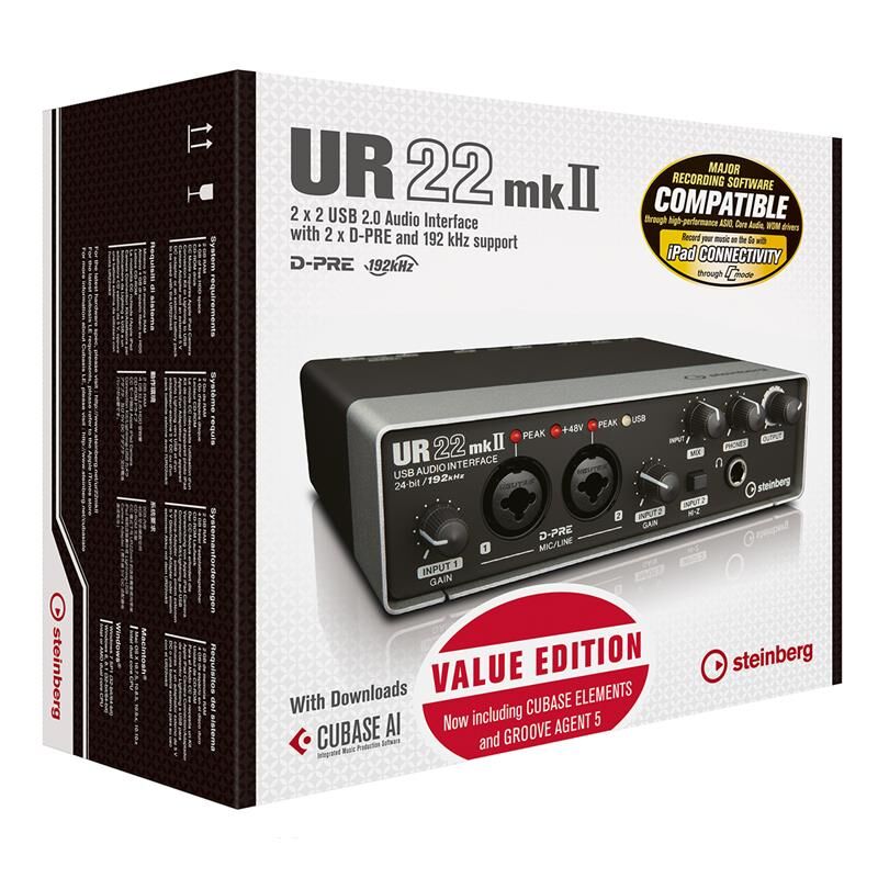 Steinberg Ur22mkii Usb Audio Interface Value Edition