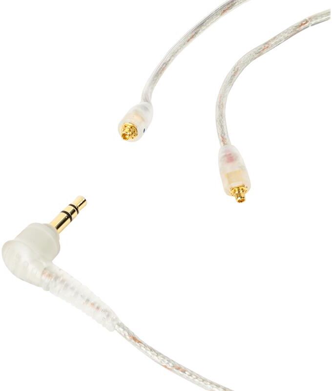 Shure Replacement Cable For Se215, Se315 Se425 And Se535, Clear  Eac64cl