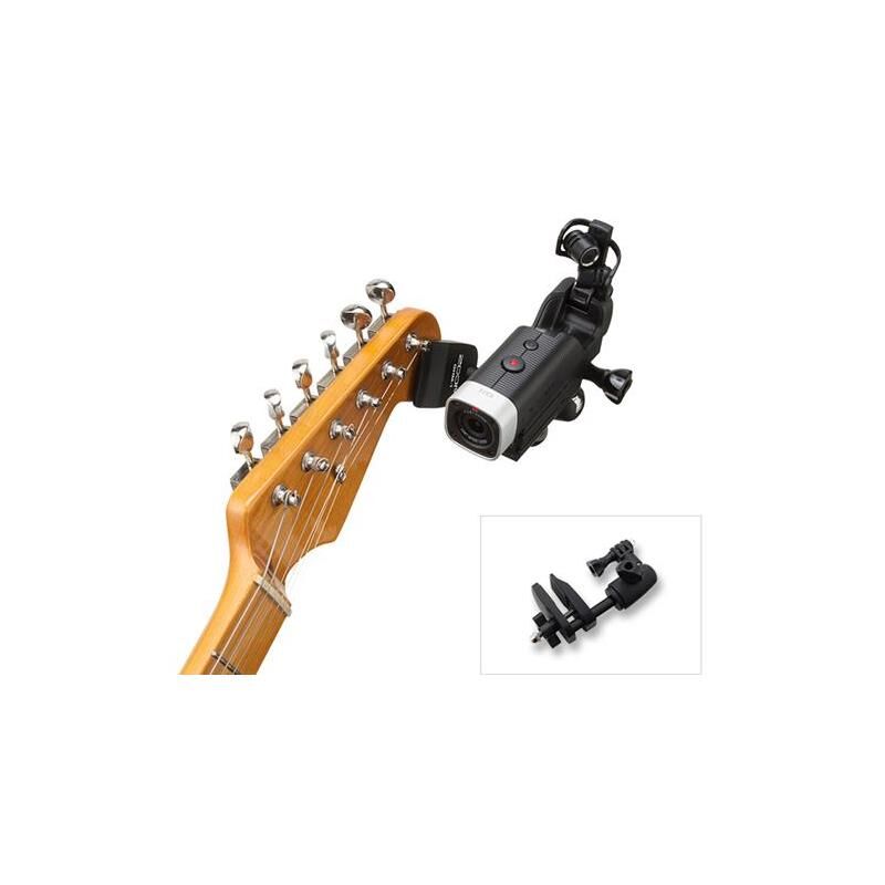 Zoom Ghm-1 Guitar Headstock Mount For Actionkamera