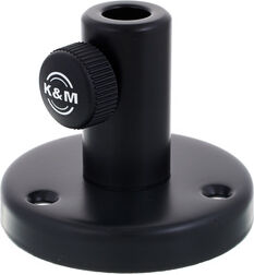 K&M 23855 Table Flange Black