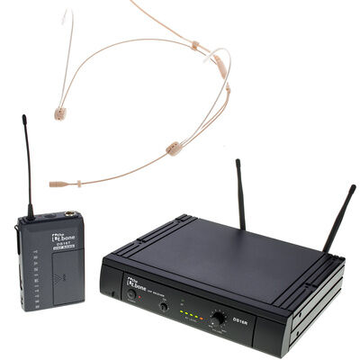 the t.bone TWS 16 HeadmiKeO 600 MHz Set