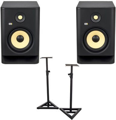 KRK Rokit RP7 G4 Stand Bundle