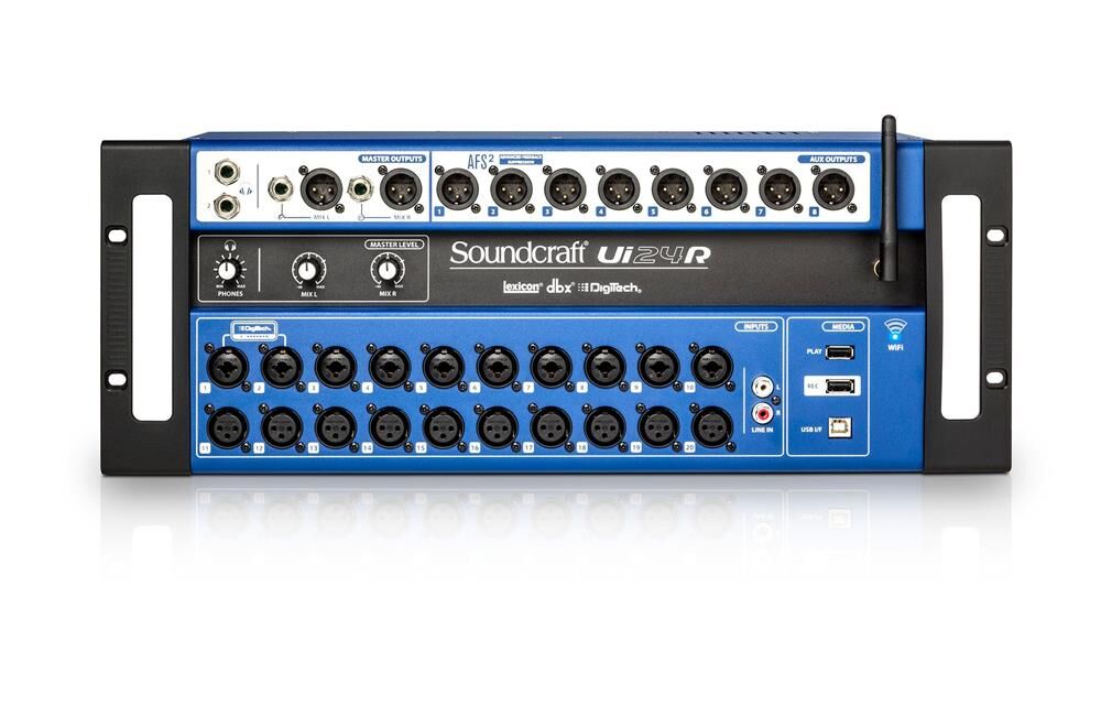 Soundcraft Sistema de Mixer e Gravação Com 24 Entradas