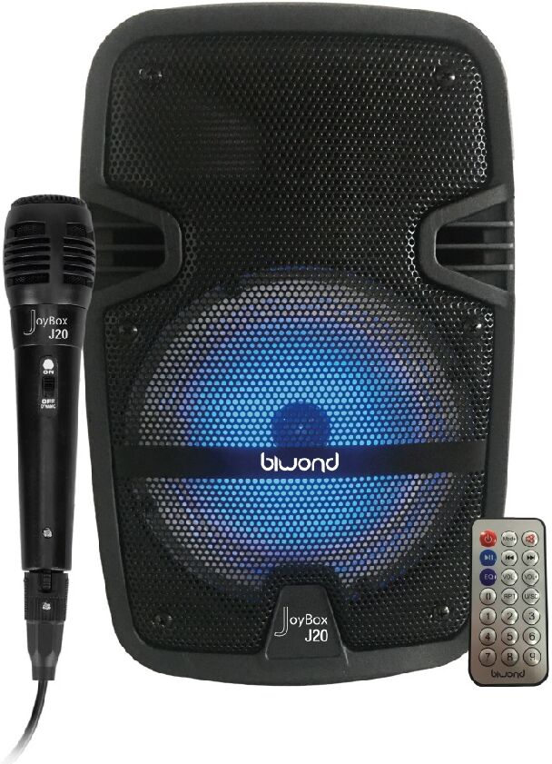 Biwond Coluna Amp. Portátil 6,5" 150w C/ Efeitos Led Usb/sd/mp3/fm/bluetooth - Biwond Joybox J20