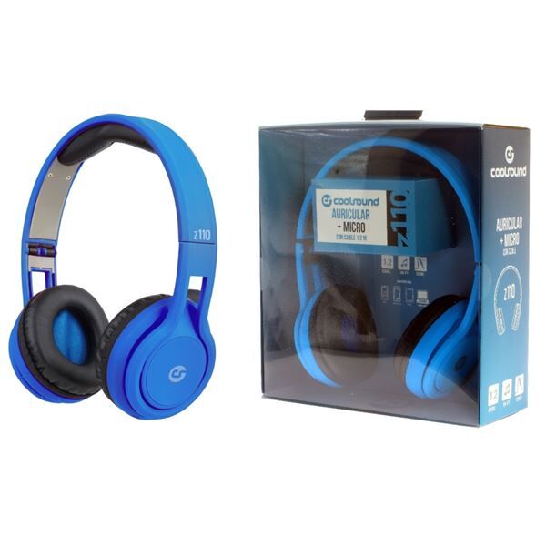 Coolsound Auscultadores Z110 (azul) - Coolsound