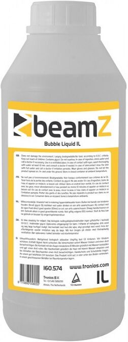 Beamz Liquido P/ Máquinas De Bolhas (1 Litro) - Beamz