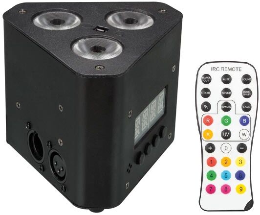 Hqpower Projector Trussled 33 - 3x Led Rgb De 3w Dmx - Hq Power