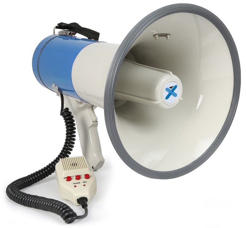 Vonyx Megafone 60w Com Mp3/usb/sd/aux + Sirene, Microfone (meg060) - Vonyx