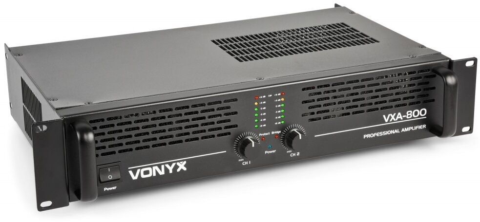 Vonyx Amplificador Pa Profissional 2x 400w (vxa-800 Ii) - Vonyx