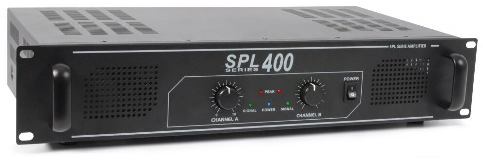 Spl Amplificador Pa 2x 200w 19" (spl 400) - Spl
