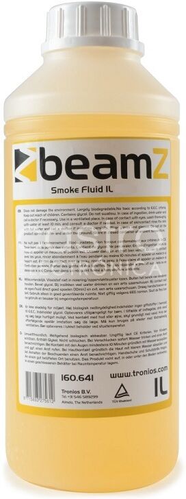 Beamz Liquido P/ Máquina De Fumo (1 Litro) - Beamz