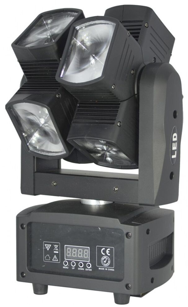 Acoustic Control Moving Head (8 Cabeças) Beam Rgbw 96w Led Dmx - Acoustic Control