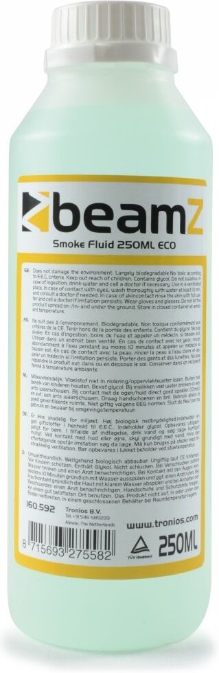 Beamz Liquido Eco P/ Máquina De Fumo (250ml) - Beamz