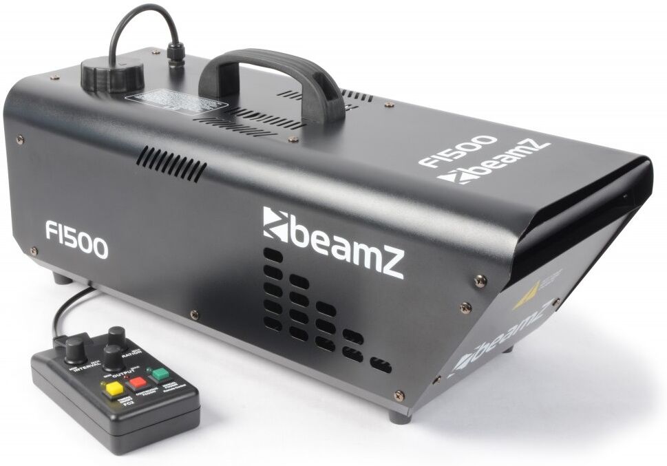 Beamz Máquina De Fumo "neblina" 1500w C/ Dmx E Temporizador (f1500) - Beamz