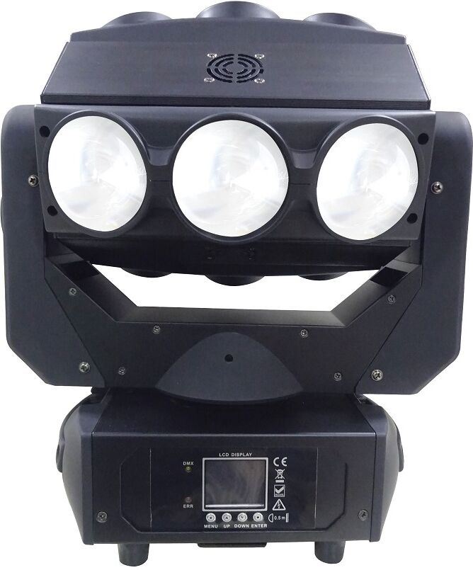 Power Lighting Moving Head Leds "4-em-1" 9x 12w Cree Rgbw Dmx (spider Ultimate Pocket) - Power Lighting