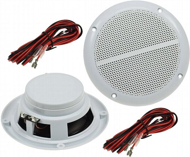 Chilitec Altifalantes De Tecto Interior/exterior (À Prova De Água) 5" 80w 8ohm (par) Branco - Proftc