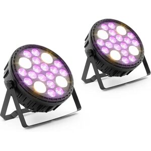 Singercon PAR-lampa - 16 LED-dioder - 120 W - RGBW - 2 st.