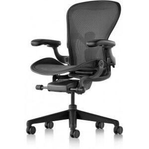 Herman Miller Aeron Remastered -Arbetsstol, Grafitsvart, Storlek B, Dj