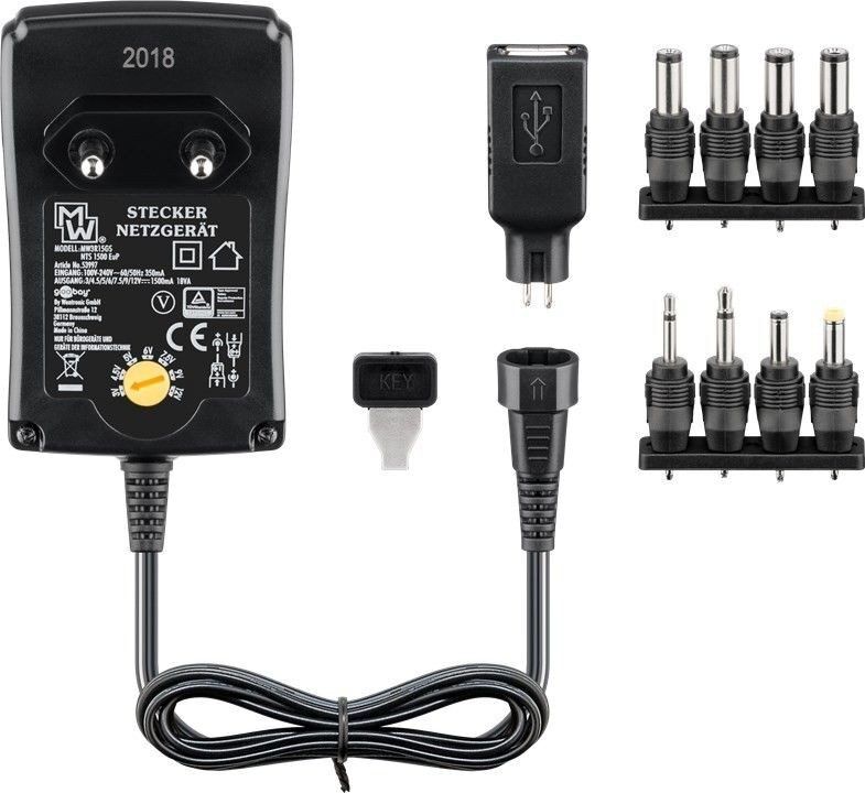 Goobay 18 Watts AC-adapter universal (3-12 Volt)