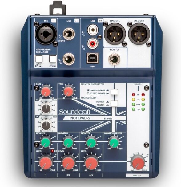 Soundcraft Notepad-5