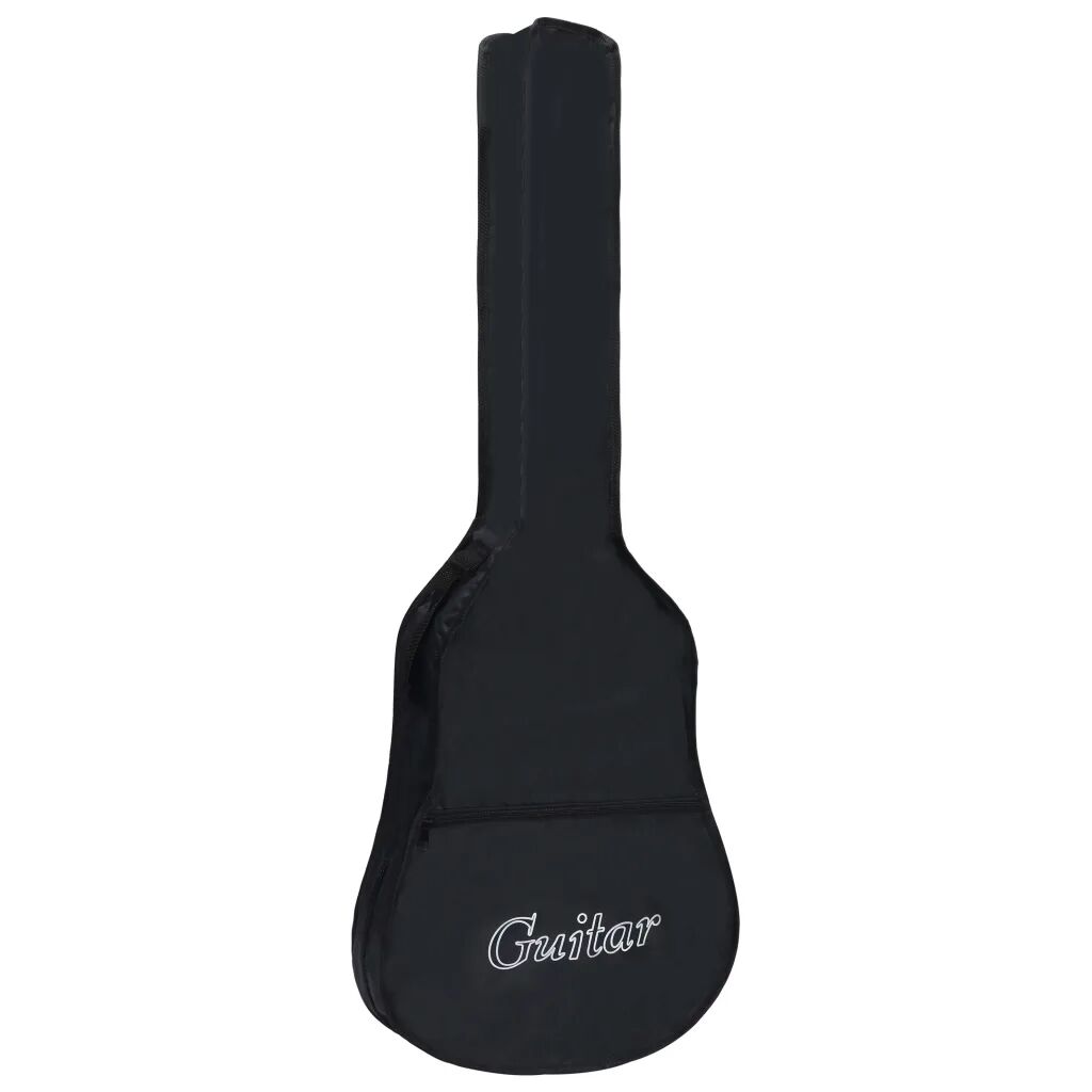 vidaXL Gitarrfodral för 4/4 klassisk gitarr svart 102x36,5 cm tyg