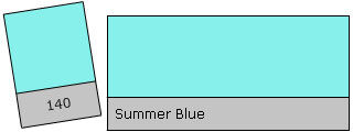 Lee Colour Filter 140 Summer Blue