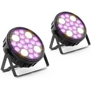 SINGERCON 2 Par Lights disco light party light party lighting rgbw 16 led 120 w