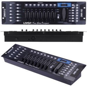 Lixada 192 Channels DMX512 Controller Console for Stage Light Party DJ Disco Operator Equipment