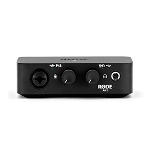 RØDE AI-1 Studio-grade Single-channel USB Audio Interface with Neutrik Combi-jack for Music Production, Streaming and Podcasting