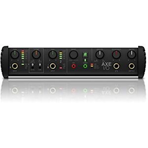 IK Multimedia AXE I/O - Premium 2 Input / 5 Output Audio Interface, Guitar Sound Modeling, 117 dB Dynamic Range, 3 Hz Frequency Response, Powerful Applications Included, Black