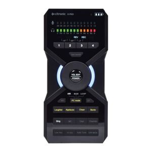 Citronic Portable Audio Interface & Microphone Processor for Podcasting & Recording Sessions