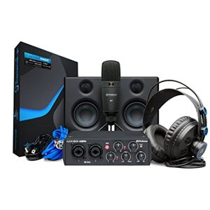 PreSonus AudioBox 96 Studio Ultimate, USB, Audio Interface, Bundle For Recording and Production, with Microphone, Headphones & Software, 25th Anniversary Edition