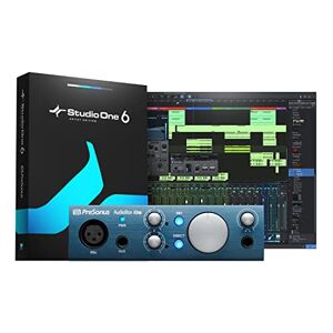 PreSonus AudioBox iOne, Audio interface, USB and iOS/iPad, For Recording, Streaming, Podcasting, with Software Bundle including Studio One Artist, Ableton Live Lite DAW