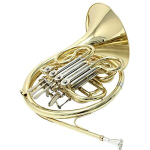 BYBIO Double-row Conjoined French Horn In B/F Tone Suitable For Professional Performance Of Brass Band