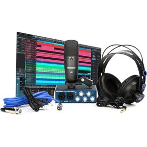 PreSonus AudioBox 96 Studio - USB, Audio Interface, Bundle For Recording and Production, with Microphone, Headphones & Software