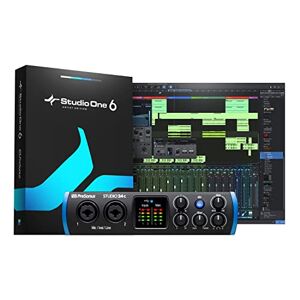 PreSonus Studio 24c, USB-C, Audio Interface, For Recording, Streaming, Podcasting with Software Bundle Including Studio One Artist, Ableton Live Lite DAW