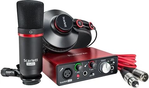 Refurbished: Focusrite Scarlett Solo Studio (2nd Gen), B