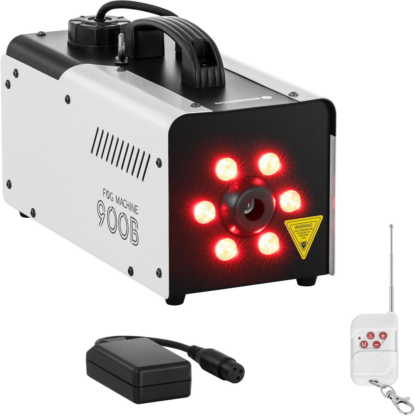 Singercon Fog Machine - 900 W - 141.6 m³ - LED 6 x 3 W DMX connection CON.FM-900B