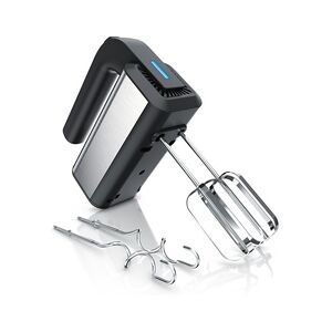 Arendo Elektrischer Handmixer - Handrührgerät Handrührer - 5 Geschwindigkeiten -inkl. 2 Rührbesen und 2 Knethaken aus Edelstahl - Soft Touch Gehäuse