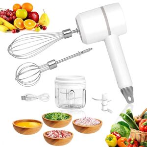 BayOne Genopladelig håndmixer og foodprocessor