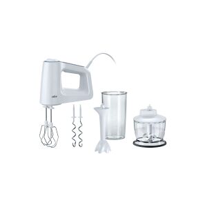 Braun MultiMix 3 HM 3135 WH - Håndmixer - 500 W - hvid/grå