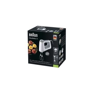 Braun MultiMix 5 HM 5137 WH - Håndmixer - 750 W - hvid/grå