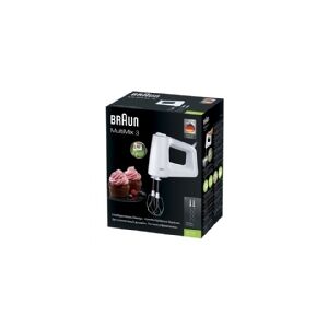 Braun MultiMix 3 HM 3100 WH - Håndmixer - 500 W - hvid