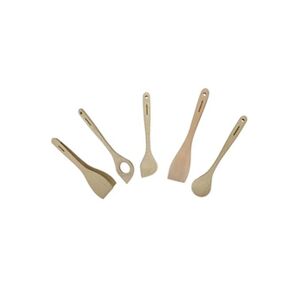 Fackelmann Ensemble de pince, spatule et cuillères en bois FSC Eco Friendly ref 9990050 - Publicité