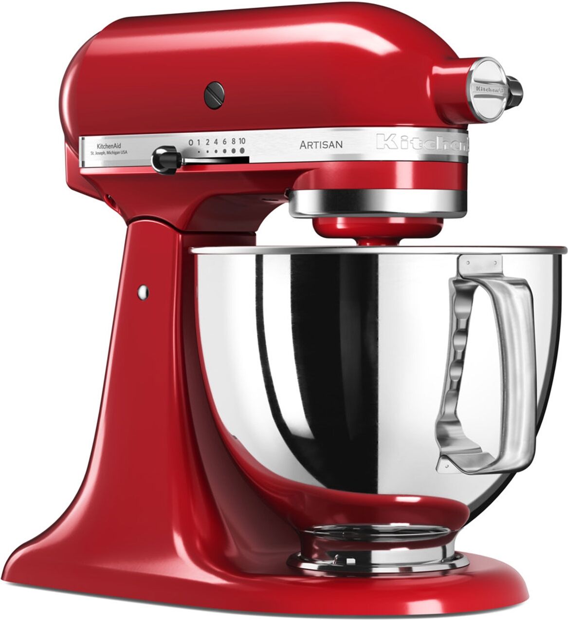 KitchenAid 5KSM175PSBER Artisan 4.8L Stand Mixer - Empire Red