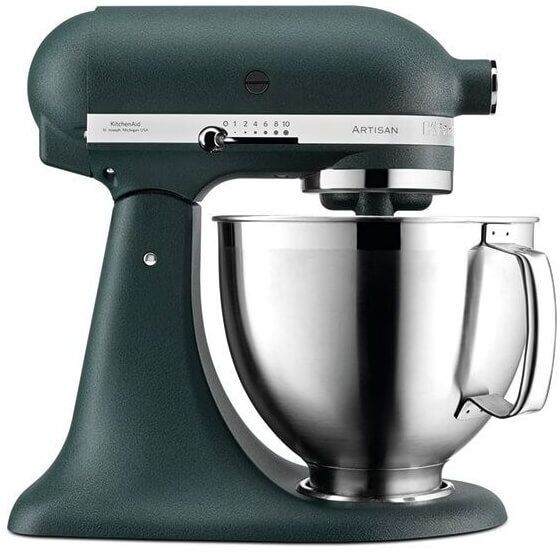 KitchenAid 5KSM185PSBPP 4.8L Artisan Mixer Pebble Palm